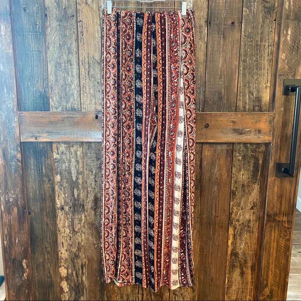 Maxine Nichols 2X BOHO Stretch Bell Bottom Legging